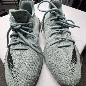Adidas Yeezy Light Gray Knit Sneakers